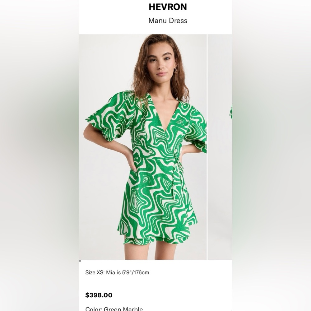 New with tags Hevron linen dress